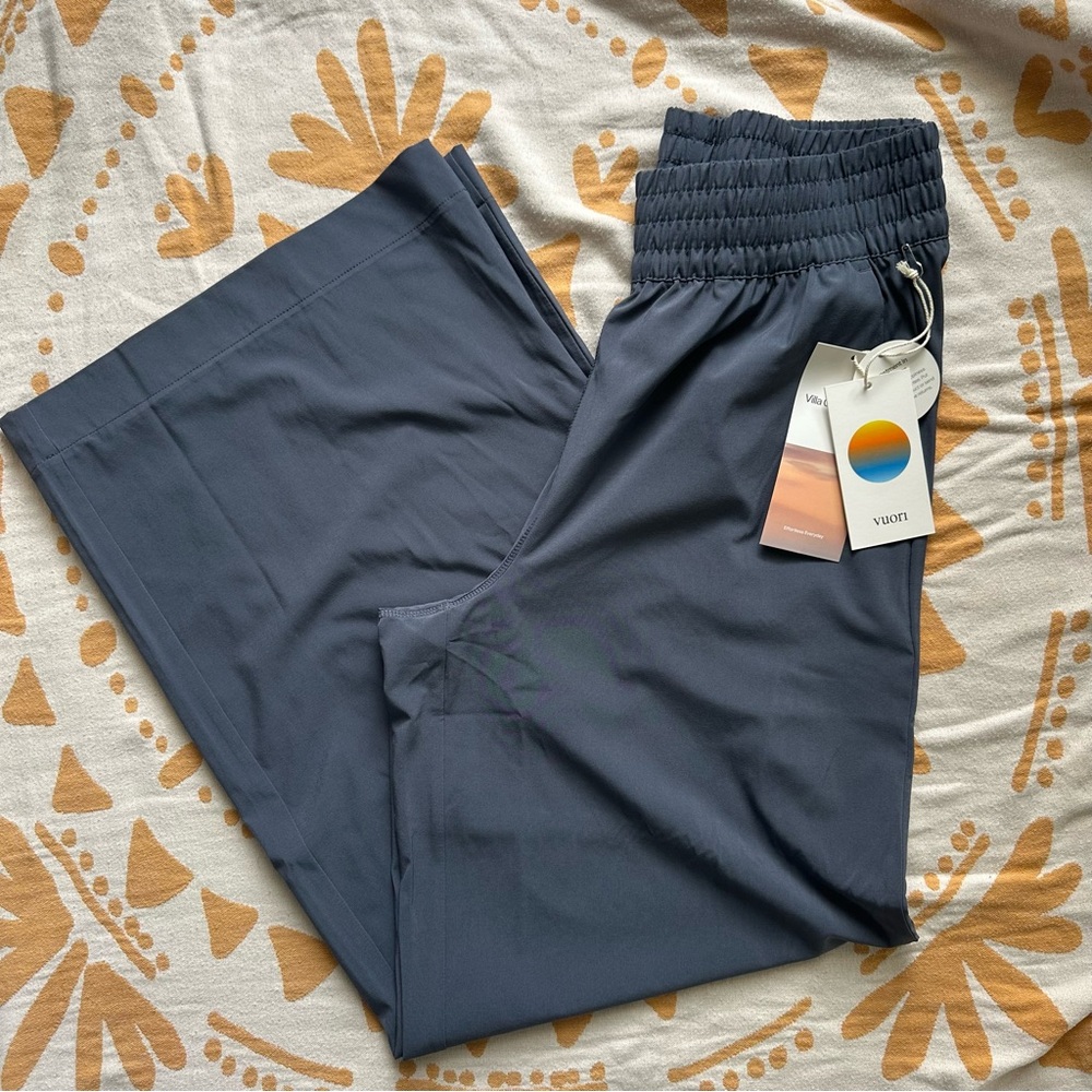 Vuori Villa Wideleg Pants - Azure